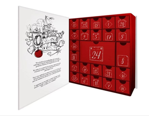 Papel de impresión personalizado biodegradable de lujo Sorpresa Calendario de Adviento de Navidad Cuenta regresiva Caja de regalo ciega Embalaje - Product Image 4