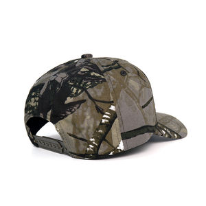 Üretici Erkek Spor Açık Hava 5 Panel Yapısız Kamuflaj Özel Nakış Logolu Camo Kumaş Beyzbol Şapkası - Product Image 5
