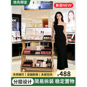 Présentoir en bambou Zhengfeng à 3 niveaux, vertical, autoportant, facile à assembler, pour promotion intérieure - Product Image 1