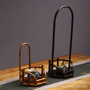Bamboo Japanese Style Mini <b>Tea</b> Tray Portable Kung Fu <b>Tea</b> <b>Set</b> Storage Tray Travel Use - Product Image 3