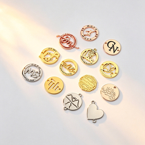 High Quality Custom Metal Brand <b>Labels</b> Own Design Sew-on Metal Logo Tags Private <b>Name</b> Metal Plates for Clothing & Bags - Product Image 2