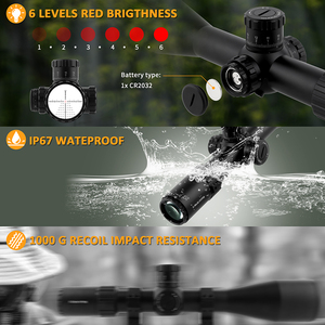 Focuhunter săn bắn phạm vi 5-30x56e ffp Red kẻ ô với zero Stop IP67 chống sốc 1000g chiến thuật tầm xa Kính thiên văn - Product Image 5