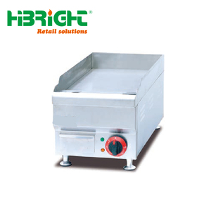 Comptoir commercial en acier inoxydable gaz/plaque chauffante électrique plaque plate barbecue gril Surface antiadhésive fournitures de Restaurant d'hôtel - Product Image 4