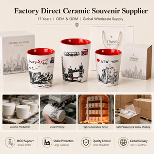<span class=keywords><strong>Serie</strong></span> Souvenir della Città di Londra, Piccola Tazza da Vino in Ceramica Senza Manico, Bicchierino Personalizzato OEM ODM all'Ingrosso - Product Image 6
