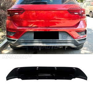 Pour Volkswagen T-Roc Version Standard 2018-2022 – Kit Carrosserie Diffuseur de Pare-chocs Arrière, Lame de Protection et Cache de Protection - Product Image 3