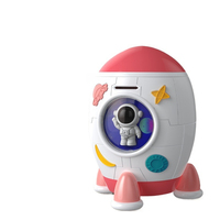 Raket Spaarpot Astronaut Geldkist Kinderen Spaarpot Ruimtethema Spaarpot LED Raket Spaarpot Educatief Verjaardagscadeau Speelgoed OEM