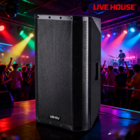 VAMAV Audio DIGIPRO15 DSP RMS 600W CLASSE D AMP 15 ''Haut-parleur actif Équipement professionnel Système de sonorisation de scène Barre d'événement de fête