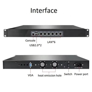 Enrutador de firewall pfsense de 11th Gen 2,5 i5 1145G7 I3 1115G4 1U Montado en rack 6 Intel i226 G Lan VPN Router <span class=keywords><strong>AES</strong></span> NI - Product Image 4