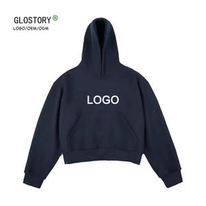 <span class=keywords><strong>Felpe</strong></span> con Cappuccio Oversize da <span class=keywords><strong>Uomo</strong></span>, Moda Invernale, Stile Boxy Corto e Largo, Personalizzabili con Logo - Product Image 1