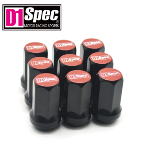 น็อตล้อเหล็กกล้าปลอมขึ้นรูปทรงหกเหลี่ยมปลายปิด สีแดงสด ขนาด H17 สำหรับร้านซ่อมรถยนต์ M12x1.5 สำหรับรถแข่ง - Product Image 1