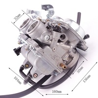 Carburateurs de course haute performance 26 mm pour moto, ATV 125cc 250cc, quads, karting, buggy, kit de jet de carburateur