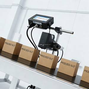 <span class=keywords><strong>Imprimante</strong></span> jet d'encre Lanmotec pour le codage de date en ligne, codes-barres 2D, codes QR et numéros de lot, utilisée avec les machines d'emballage - Product Image 2