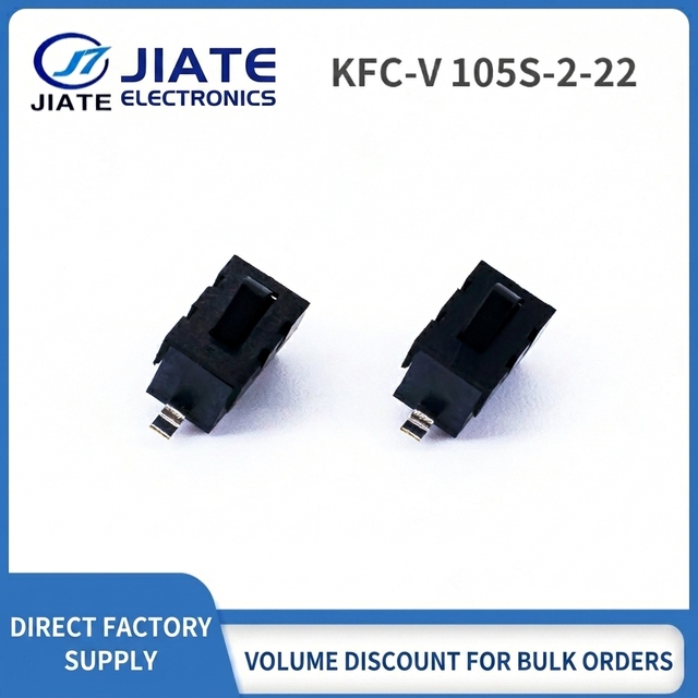 One-stop Purchase SMT Travel Microswitch KFC-V 105S-2-22 Push Button Micro Limit Switch 2 Pins Support Customization