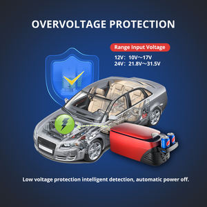 Reposabrazos de 8L de una sola zona, nevera portátil de 12V, nevera electrónica para camión, caravana, autocaravana - Product Image 4