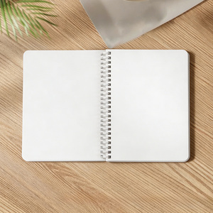 Cuaderno A5 Daisy, Diario con Páginas Gruesas, Encuadernado en Espiral, Banda Elástica, para Dibujar y Escribir - Product Image 4