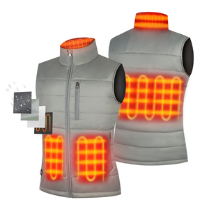 Premium Women Men Winter Thermal Vest USB Smart Heated Suit Quilted <strong>Sleeves</strong> Jacket Padded <strong>Gilet</strong> Warming Heated Vest - Product Image 1
