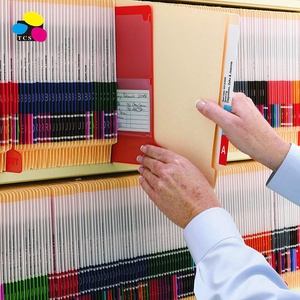 100% Tái Chế 11pt Manila Giấy 1Pocket End <span class=keywords><strong>Tab</strong></span> Thẳng Thư Mục Tệp Manila Với Ốc Vít - Product Image 5