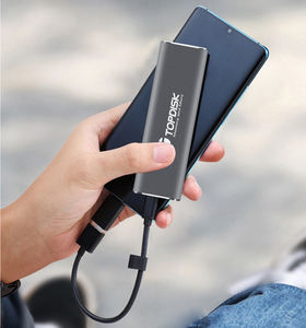 Topdisk SSD แบบพกพาภายนอก120GB 240GB 480GB ฮาร์ดดิสก์960GB 1TB 2TB PSSD SSD สำหรับแล็ปท็อปทุกเครื่อง - Product Image 2