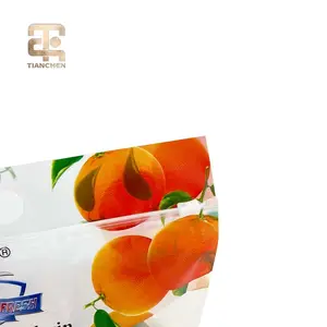 Di alta qualità riutilizzabile fresco mantenendo trasparente Eco frutta verdura fresca borsa di imballaggio con foro