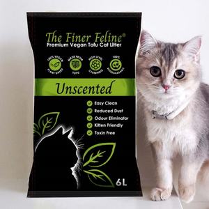 Arena ecológica para gatos de soja biodegradable de 6L y 24L, hipoalergénica, no tóxica, desechable, Original para gatos de tofu - Product Image 1