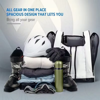 Sac de ski et snowboard rembourré YCW personnalisé pour le rangement intérieur, avec sangle de transport, poche pour équipement, lunettes et gants, pour le sport et le voyage
