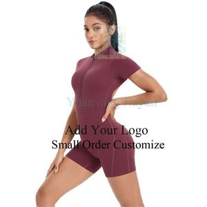 6660 Women New Solid Colour High <strong>Intensity</strong> Nude Feeling Tight Exercise Beauty Back One-Piece Yoga Clothes Tight - Product Image 2