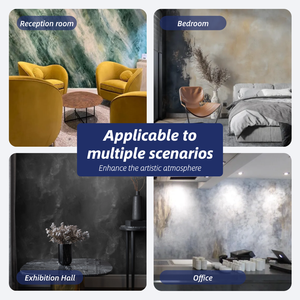 Revestimiento de Pared Interior a Base de Agua con Efecto Mármol de Alto Brillo, Estilo Yeso <span class=keywords><strong>Veneciano</strong></span>, Pintura de <span class=keywords><strong>Estuco</strong></span> Resistente a los Arañazos para Decoración de Hogares de Lujo - Product Image 3