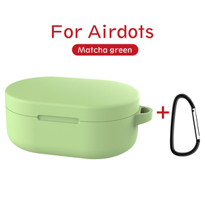 Para Redmi <span class=keywords><strong>Airdots</strong></span> caso cubierta de silicona caso para <span class=keywords><strong>Xiaomi</strong></span> Redmi <span class=keywords><strong>Airdots</strong></span> aire puntos TWS versión juvenil con Anti-Perdida gancho - Product Image 3