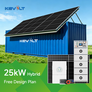 Système solaire hors réseau haute tension KEVOLT 10kW 20kW avec panneaux solaires, batterie <span class=keywords><strong>et</strong></span> onduleur pour stockage d'énergie domestique - Product Image 1