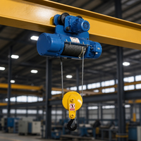 Palans électriques à câble de 10 tonnes 380V CD1, grue industrielle avec télécommande, palan électrique durable pour entrepôt