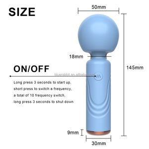 Nuevo <span class=keywords><strong>6</strong></span> pulgadas <span class=keywords><strong>Mini</strong></span> Wand Vibradores Venta al por mayor <span class=keywords><strong>Mini</strong></span> Personal Wand Massagers 10 frecuencia <span class=keywords><strong>6</strong></span> colores Handheld Wireless Wand Massagers - Product Image 2