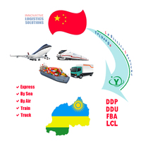 Rwanda Uganda DDU Doppelabfertigung Express-Versandservice Afrika LCL FCL Tür-zu-Tür Steuerfrei Logistik-Versicherung Inbegriffen