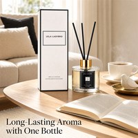Diffuseur de parfum Vanille Ambre Chaleureux, senteur hivernale cosy pour chambre et salon, huile essentielle naturelle, parfum d'ambiance pour la maison