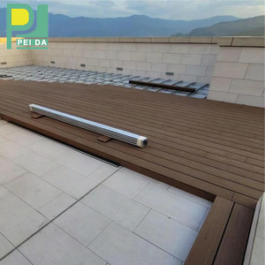 PEIDA Easy Clean Co Extrusion, revêtement de terrasse extérieur moderne, imperméable, écologique, antidérapant, en WPC, durée de vie de 25 ans, pour <span class=keywords><strong>piscine</strong></span> - Product Image 3