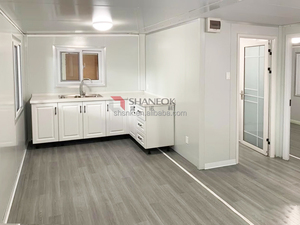 Maison conteneur extensible à deux <span class=keywords><strong>ailes</strong></span>, module préfabriqué modulaire, mini-maison pour glamping, avec salle <span class=keywords><strong>de</strong></span> bain complète et cuisine, solution clé en main tout compris - Product Image 6