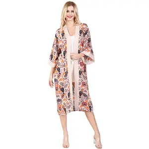 Pigiama kimono lungo personalizzato accappatoio donna