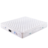 Matelas à ressorts ensachés orthopédiques en mousse à mémoire de forme sur mesure, taille Queen et King, compressé, pour chambres d'hôtel