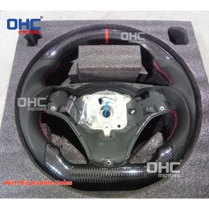 <span class=keywords><strong>Volante</strong></span> de Fibra de Carbono Real en Existencia en EE. UU. para <span class=keywords><strong>BMW</strong></span> M3 328i <span class=keywords><strong>335i</strong></span> SSG E90 E91 E92 E93 con Orificios Grandes para Paletas de Cambio Ohc - Product Image 5