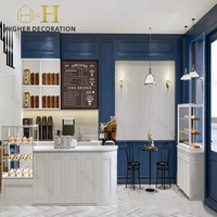 Comptoir de bar moderne pour boulangerie, vitrine à gâteaux en verre trempé, comptoir de présentation de haute qualité pour boulangerie
