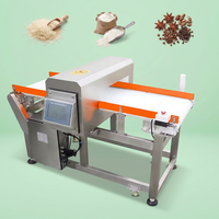Détecteur de métaux alimentaire en acier inoxydable SUS304 étanche, haute précision, écran tactile, équipement de détection de métaux industriel