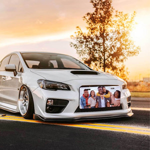 DIY License Plate Dye Sublimation Aluminium Sheet White Heat Transfer Metal Aluminum Blank License Plate Hanging <b>Car</b> <b>Decoration</b> - Product Image 4