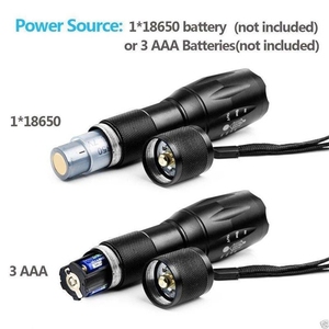 Đèn Pin & Đèn Pin Led Bán Chạy Đèn Pin <span class=keywords><strong>Mini</strong></span> Đèn Pin Chiến Thuật Đèn Xe Đạp Cắm Trại Ngoài Trời Di Động Chống Nước Có Thể Phóng To - Product Image 2