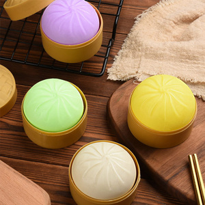 Balles anti-stress mini-dumplings colorées, jouet sensoriel doux à saisir, pour soulager le stress, en forme de boulette à presser, pour adultes et enfants - Product Image 5