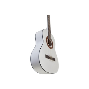 EKO GUITARS-Guitares classiques CS-5 blanches Agathis Top Linden Laminé Côtés et dos Manche en acajou et manche en bouleau - Product Image 4