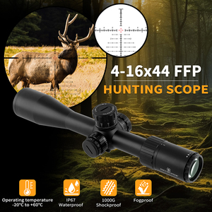 Lunette de chasse FOCUHUNTER 4-16x44 FFP - Optique à premier plan focal, étanche IP67, résistante aux chocs, pour sports de plein air avec pare-soleil - Product Image 3