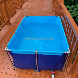 Vente en gros d'usine, bassin d'élevage en PVC <span class=keywords><strong>commercial</strong></span> pas cher, grand aquarium pour la vente - Product Image 4