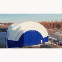 Tente de stockage gonflable innovante, imperméable, coupe-vent, portable, structure de dôme pneumatique, abri avec taille personnalisable