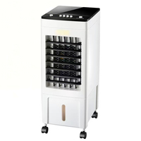 Mini-Refroidisseur d'Air Portable 8L avec Fonction Purificateur, Ventilateur à Refroidissement par Eau Silencieux, Prise US 220V, pour Climatisation