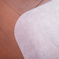 Tapis de bureau durable avec lèvre Tapis de chaise en PVC transparent protecteur de planchers en bois dur de haute qualité