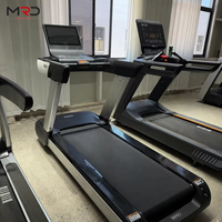 Tapis roulant électrique, équipement de salle de sport complet, tapis roulants commerciaux noirs pour la course à pied, écran LED LCD, équipement de salle de sport complet